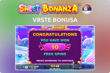 Sweet Bonanza bonus rs
